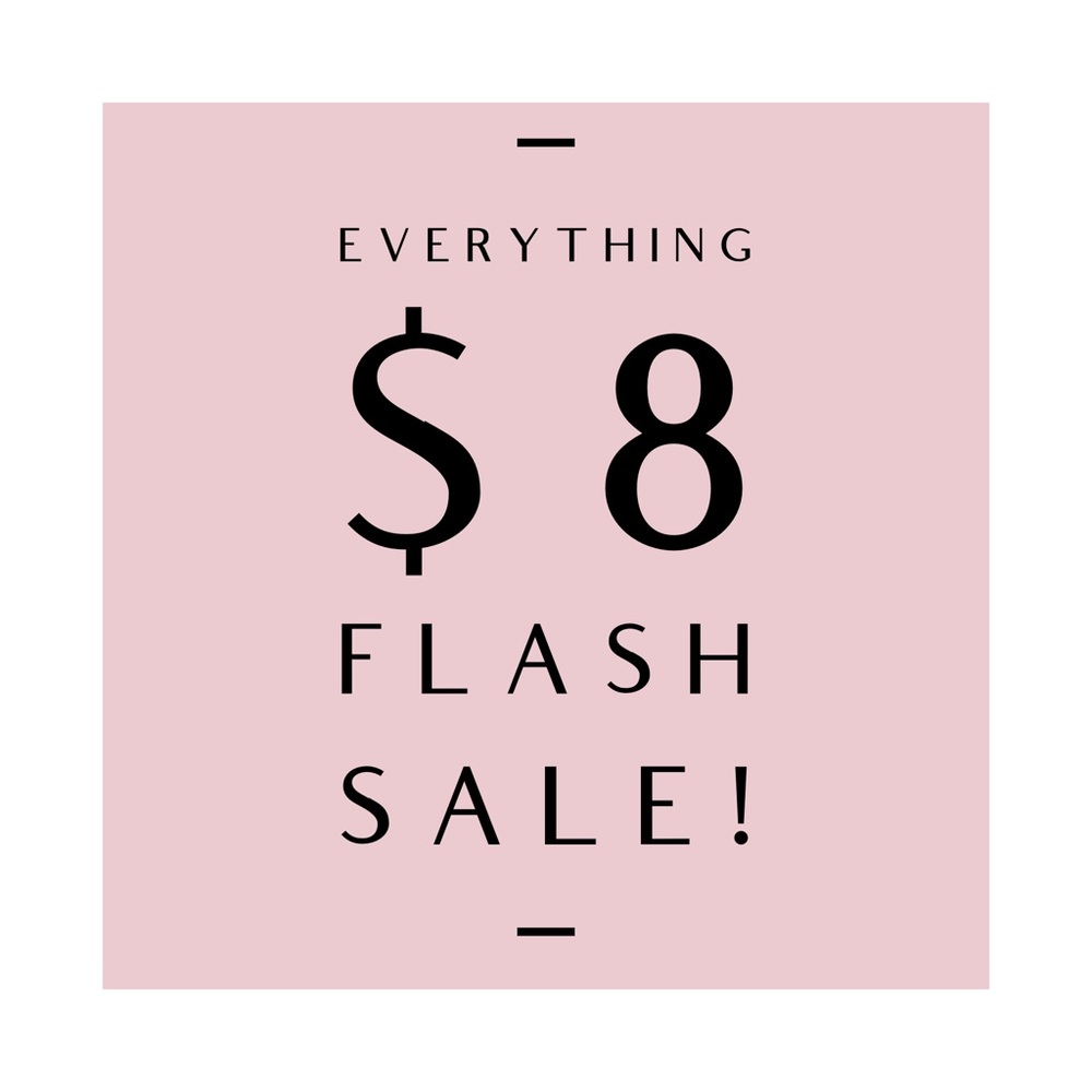 Everything in my closet, NOW $8 (or less)